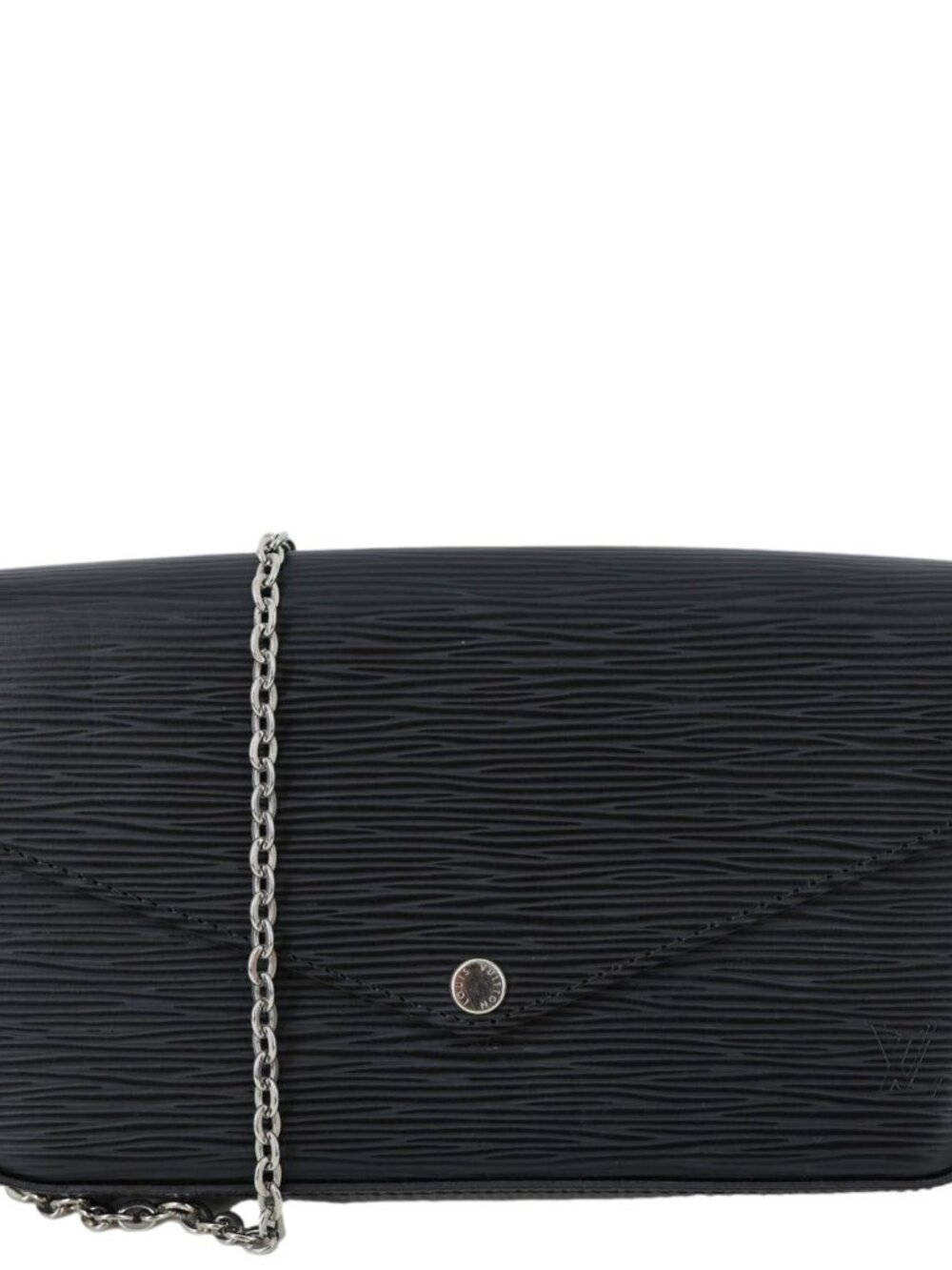 Louis Vuitton  Felicie Pochette Epi Leather Crossbody Bag Black